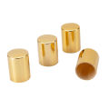 gold aluminum metal perfume cap for glass bottles